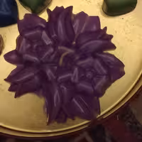 شمع طرح گل بسته دو عددی