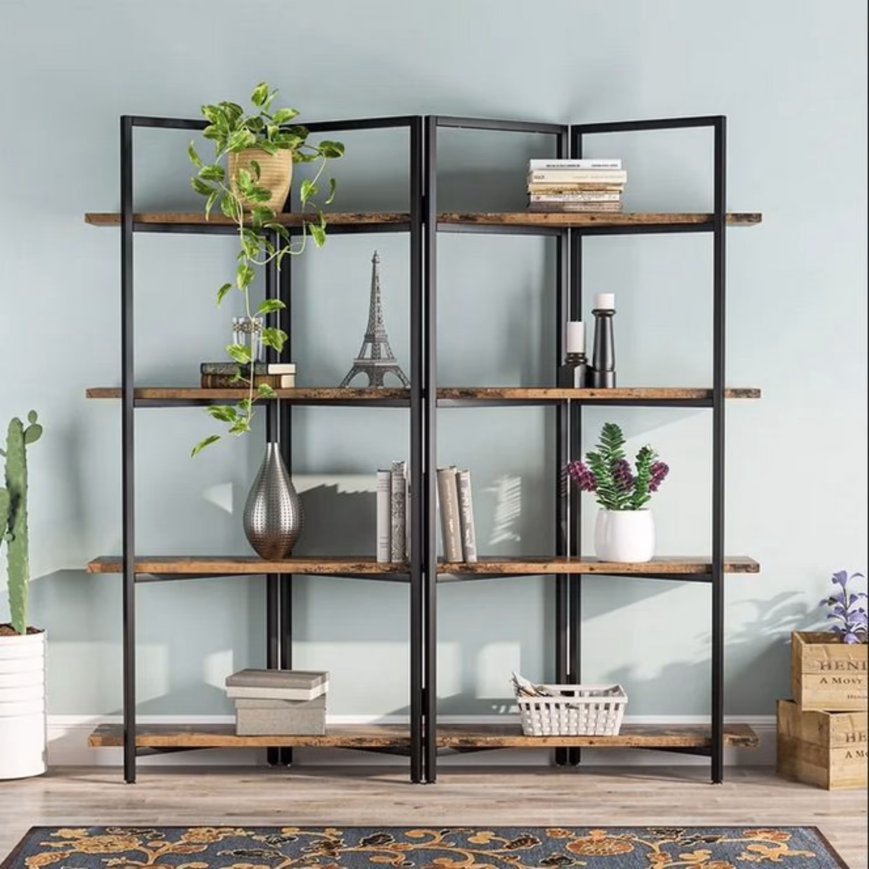 کتابخانه چوبین نورا مدل 2587 (هزینه ارسال بر عهده مشتری و پس کرایه)