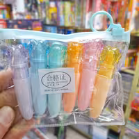 ماژیک هایلایتر فانتزی بسته 6 رنگ مدل پنجه گربه ای