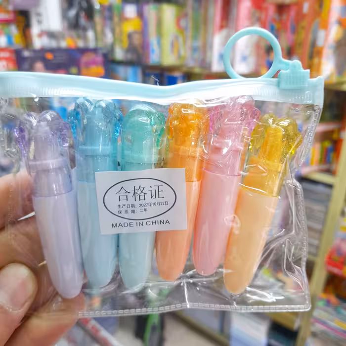 ماژیک هایلایتر فانتزی بسته 6 رنگ مدل پنجه گربه ای