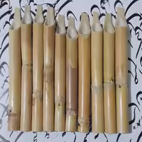 قلم نی خوشنویسی بسته 10 تایی با تراش استاندارد مناسب برای هنرجویان