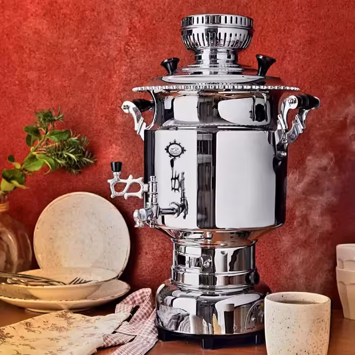 سماور گازی عالی نسب مدل آبتین 6 لیتر