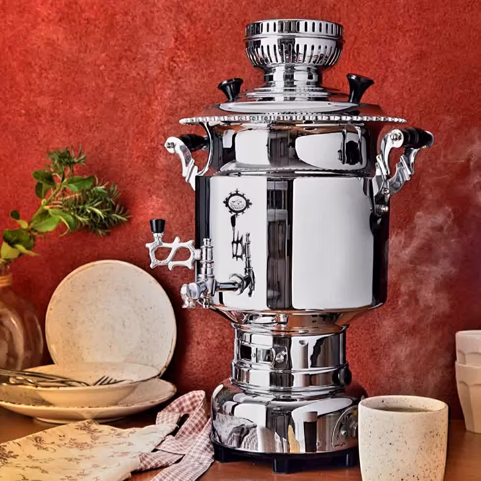 سماور گازی عالی نسب مدل آبتین 6 لیتر