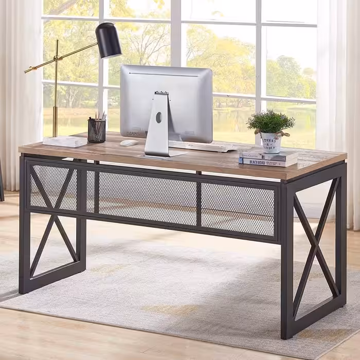 میز کامپیوتر چوب فلز کد 16012(پس کرایه)