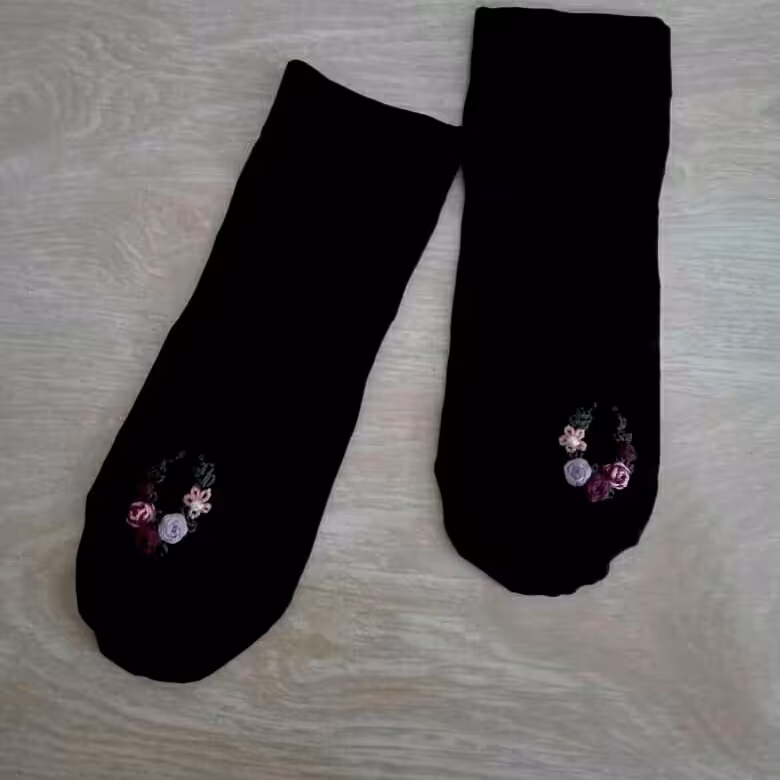 جوراب گلدوزی طرح168