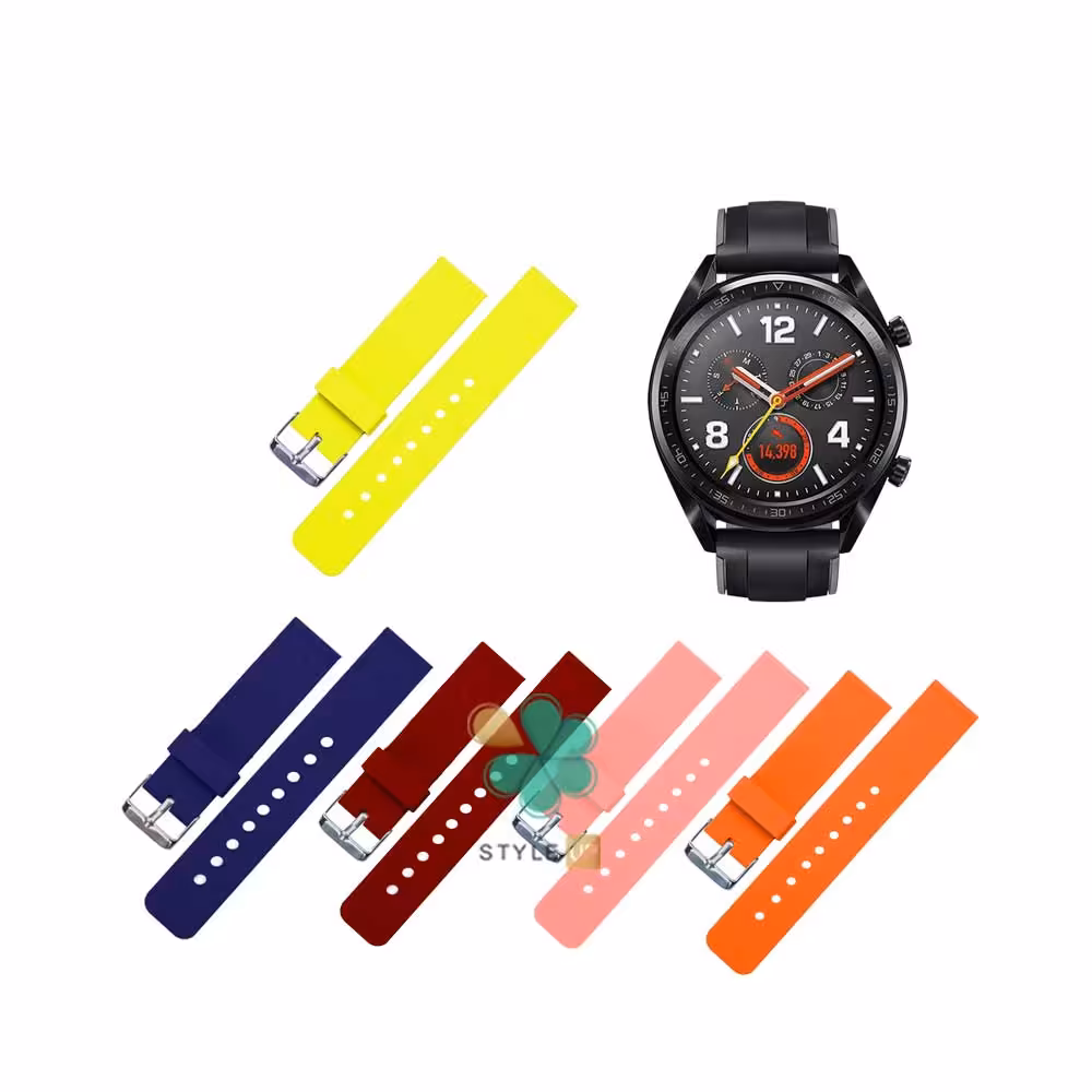 بند سیلیکونی Rubber مناسب ساعت Huawei Watch GT
