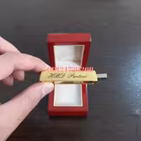 فلش شمش روکش طلا 32گیگی به همراه حک اسم جعبه 