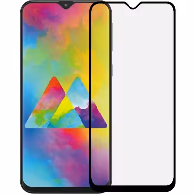 محافظ صفحه نمایش گلس فول چسب با پوشش دهی کامل گوشی سامسونگ M20 مدل 9D