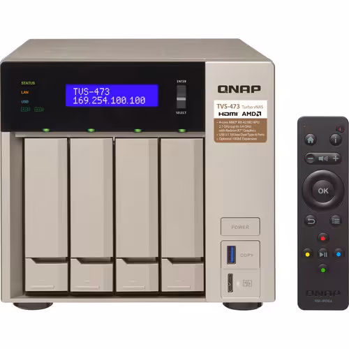 ذخیره ساز تحت شبکه کیونپ مدل TVS-473-8G