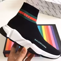 کفش کتانی بالنسیاگا مشکی سفید مخصوص پیاده روی طولانی و دویدن