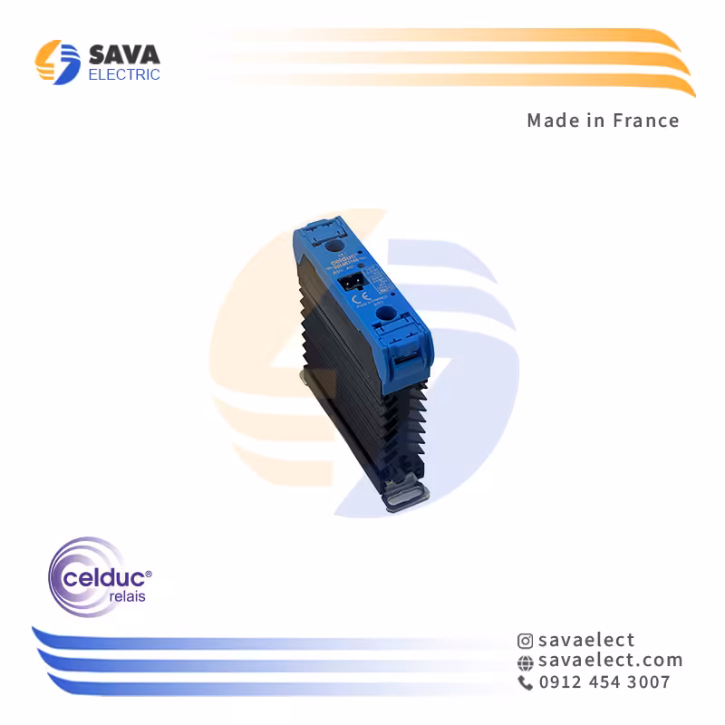 خرید رله الکترونیکی (SSR) تک فاز باریک هیت سینک دار 35 آمپر SUL967460 سلدوک فرانسه | ساوا الکتریک