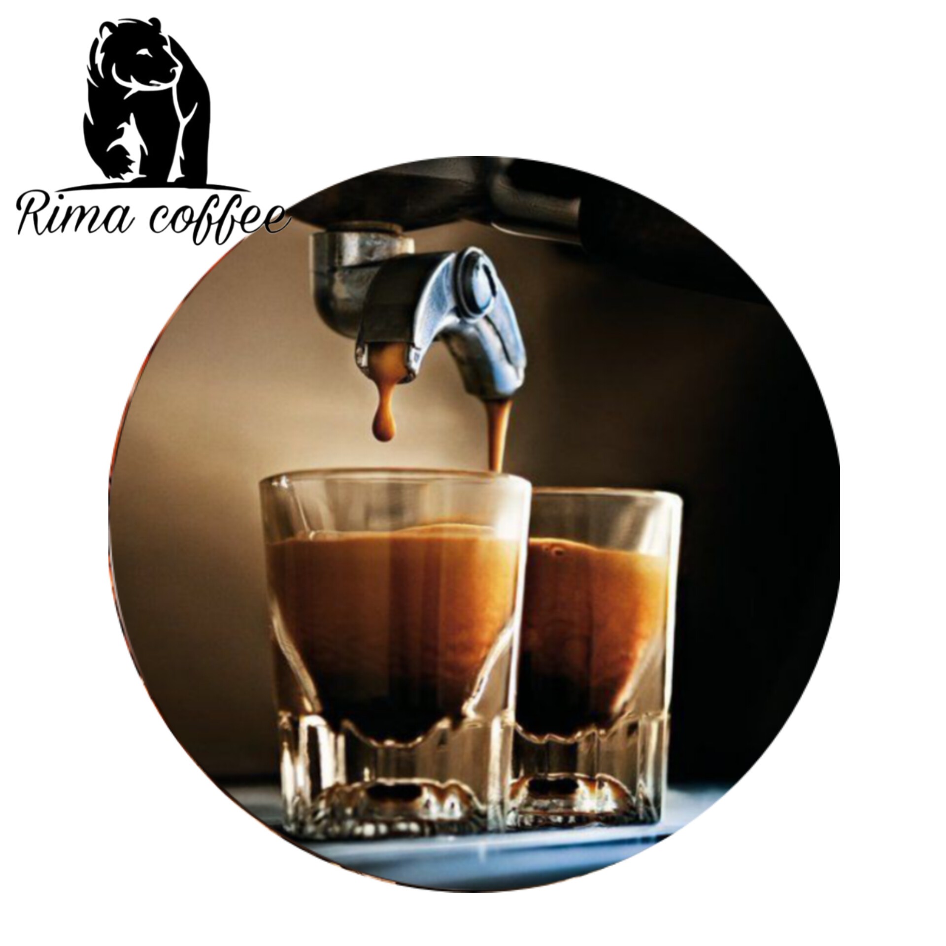 قهوه میکس سوپر کرما خامه دار اعلا 500 گرمی Rima coffee ریما عمده فروش قهوه و ماگ