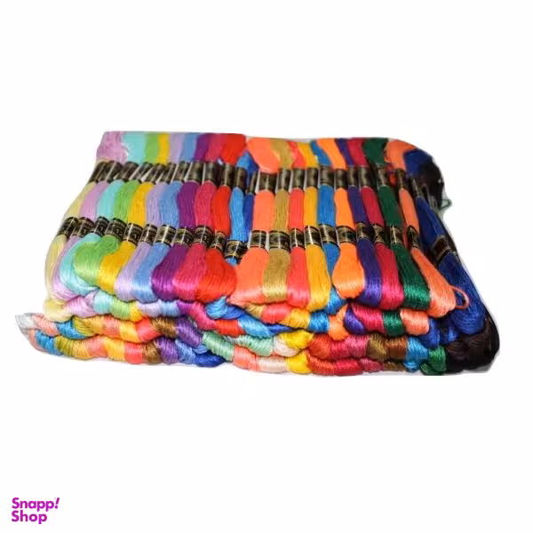 بسته ی 100 رنگ نخ کوبلن مدل 01