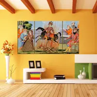 تابلو شاسی طرح نقاشی سنتی سیاوش سایز 60X110