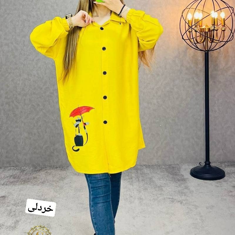 مانتو چاپی گربه