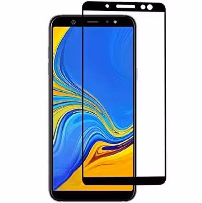 محافظ صفحه نمایش تمام چسب مناسب برای گوشی سامسونگ Galaxy A7 2018