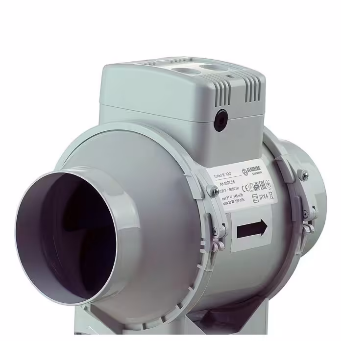 هواکش بین کانالی بلابرگ مدل BLAUBERG- TURBO-E 100