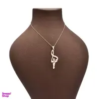 گردنبند طلا 18 عیار زنانه آرشا گالری طرح مینا کد A2429