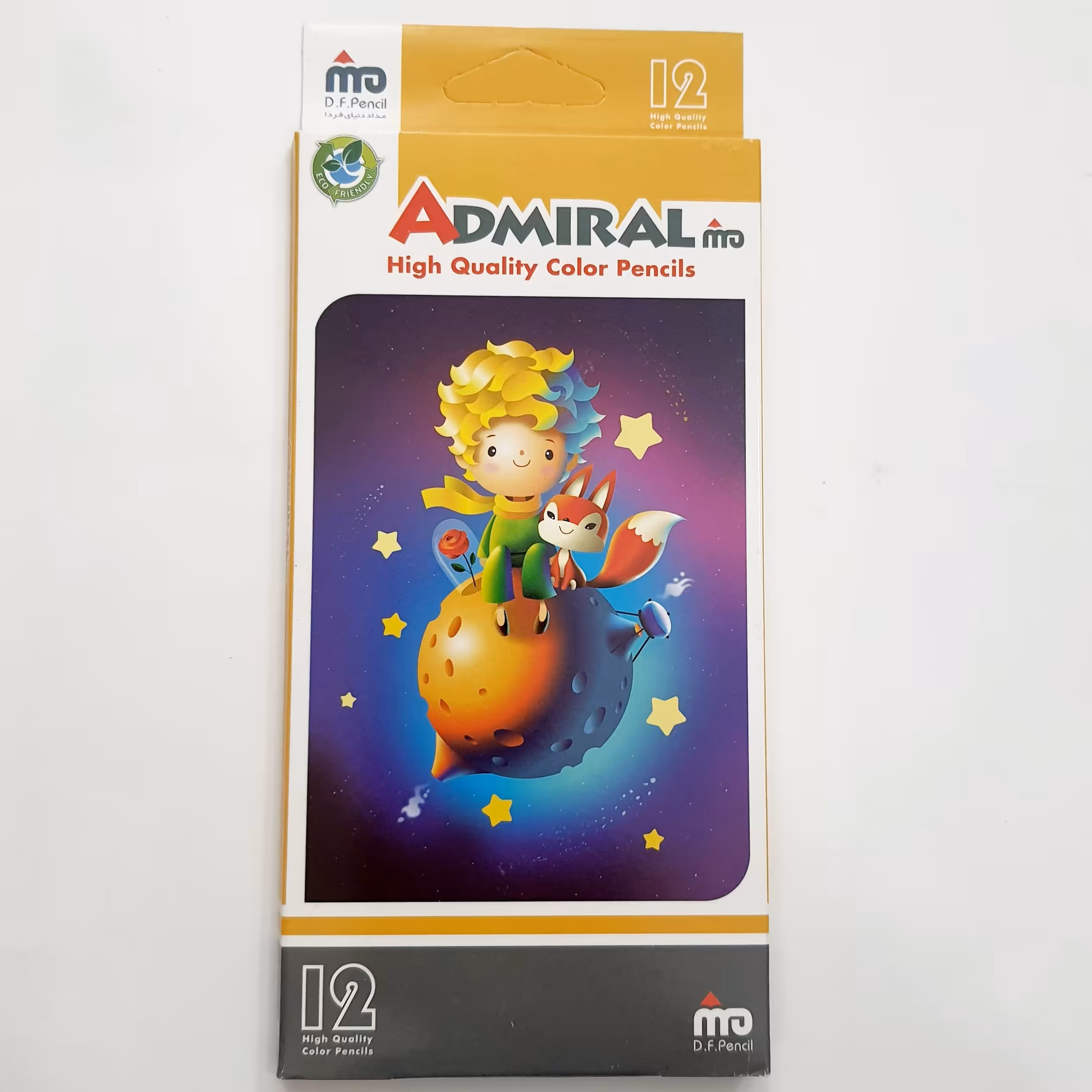 مداد 12 رنگ ادمیرال طرح سه