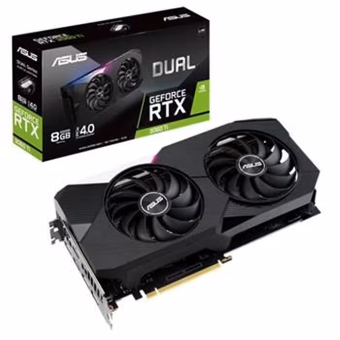 کارت گرافیک ایسوس Dual GeForce RTX 3060 Ti LHR 8G Gaming