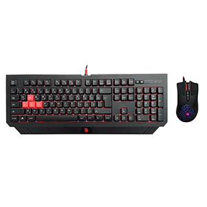 کیبورد و ماوس باسیم ای فورتک مدل Bloody B-1500