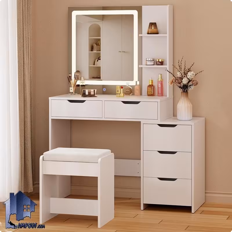 میز آرایش لامپ دار DJ703