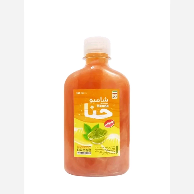 شامپو حنا گیاهی و طبیعی بدون ماده شیمیایی خارش، شوره، ضد قارچ ، تقویت کننده | amazonchi