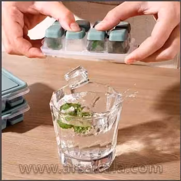 قالب یخ کف سیلیکون درب دار GUPP