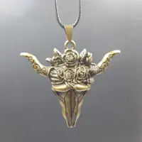 گردنبند دخترانه (برنزی) اسکلت بو فالو  کد 467