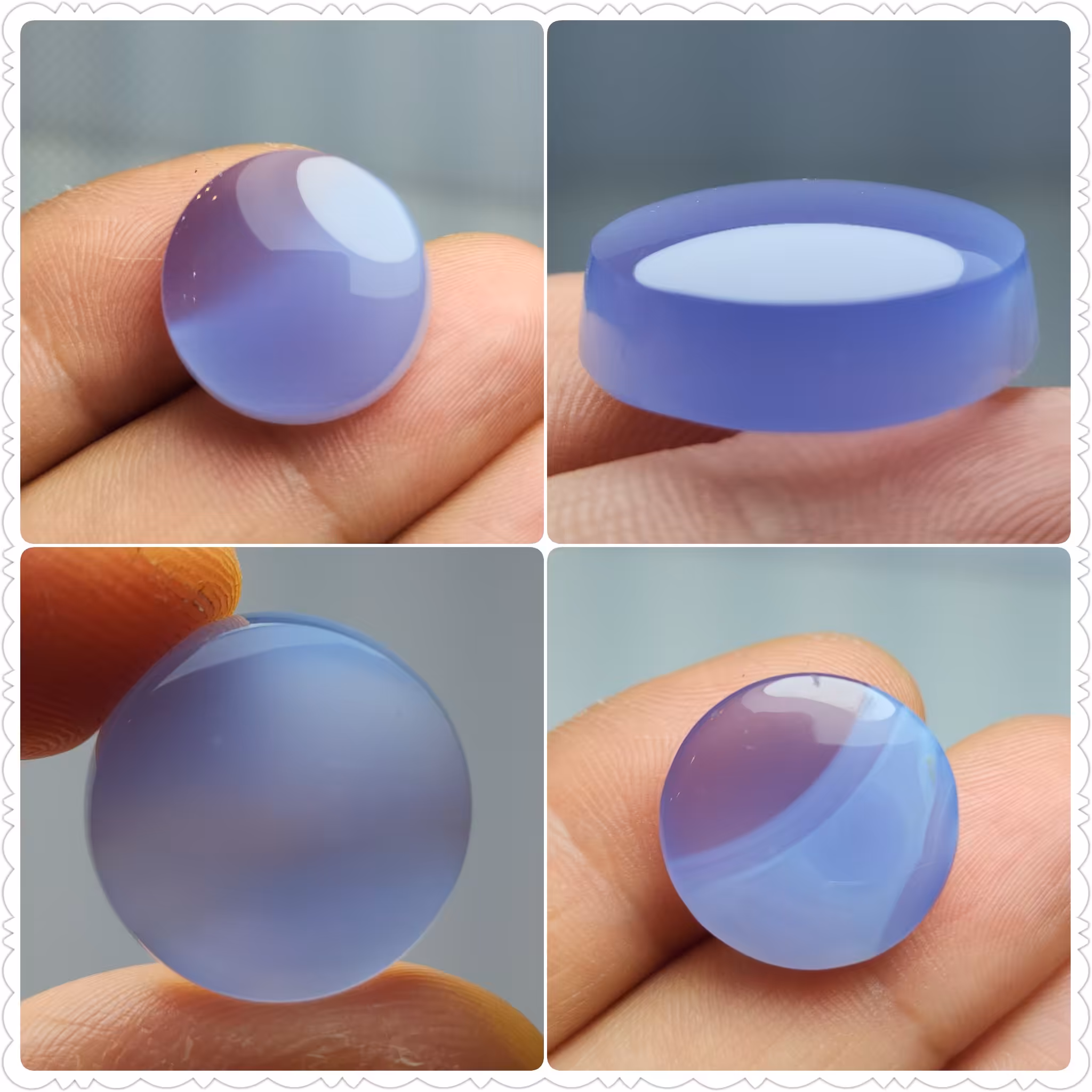 نگین عقیق اصیل و طبیعی یمنی ( تراش گرد )