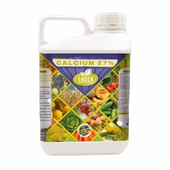 کود کلسیم 27 درصد شوک آمریکایی اصل مایع 5 لیتری 