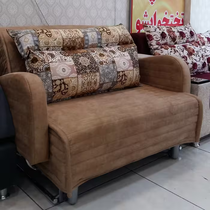 مبل تختخوابشو مدل ریلکسی سایز 80