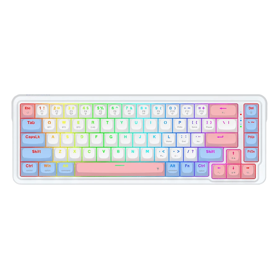 کیبورد بی سیم/باسیم مکانیکال گیمینگ ردراگون NOVA K709 WBP PRO RGB | تکاف