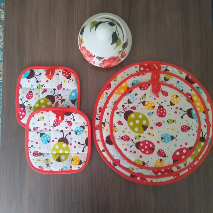 ست سه عدد دمکنی و دستگیره