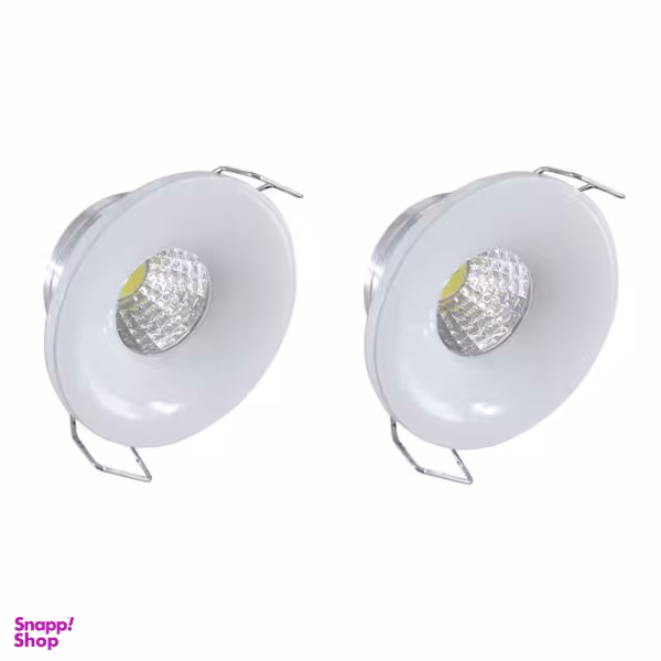 لامپ هالوژن ال ای دی 3 وات مدل c2019 بسته 2 عددی