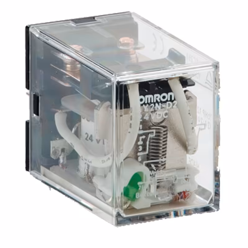 رله شیشه ای امرن 4 کنتاکت 10 آمپر 14 پایه LY4N-D2 48DC