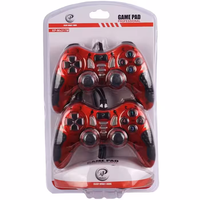 دسته بازی دوبل شوک دار ایکس پی XP-Mx217