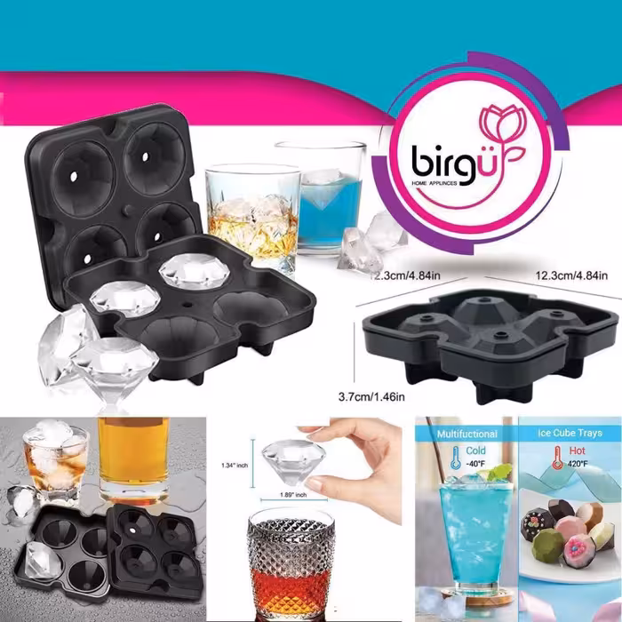 قالب یخ و ژله و ... مدل الماس DIAMOND دیاموند
دارای شکل 
وارداتی 
مناسب برای همه جا 
به یخ هایتان زیبایی و جذابیت بدهید 