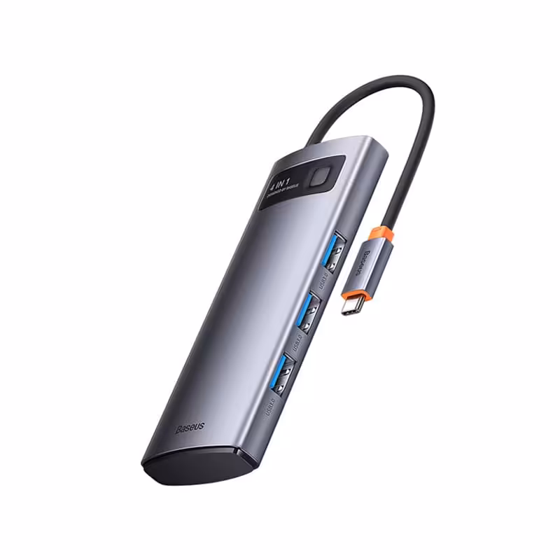 هاب 4 پورت USB-C باسئوس مدل WKWG070013
