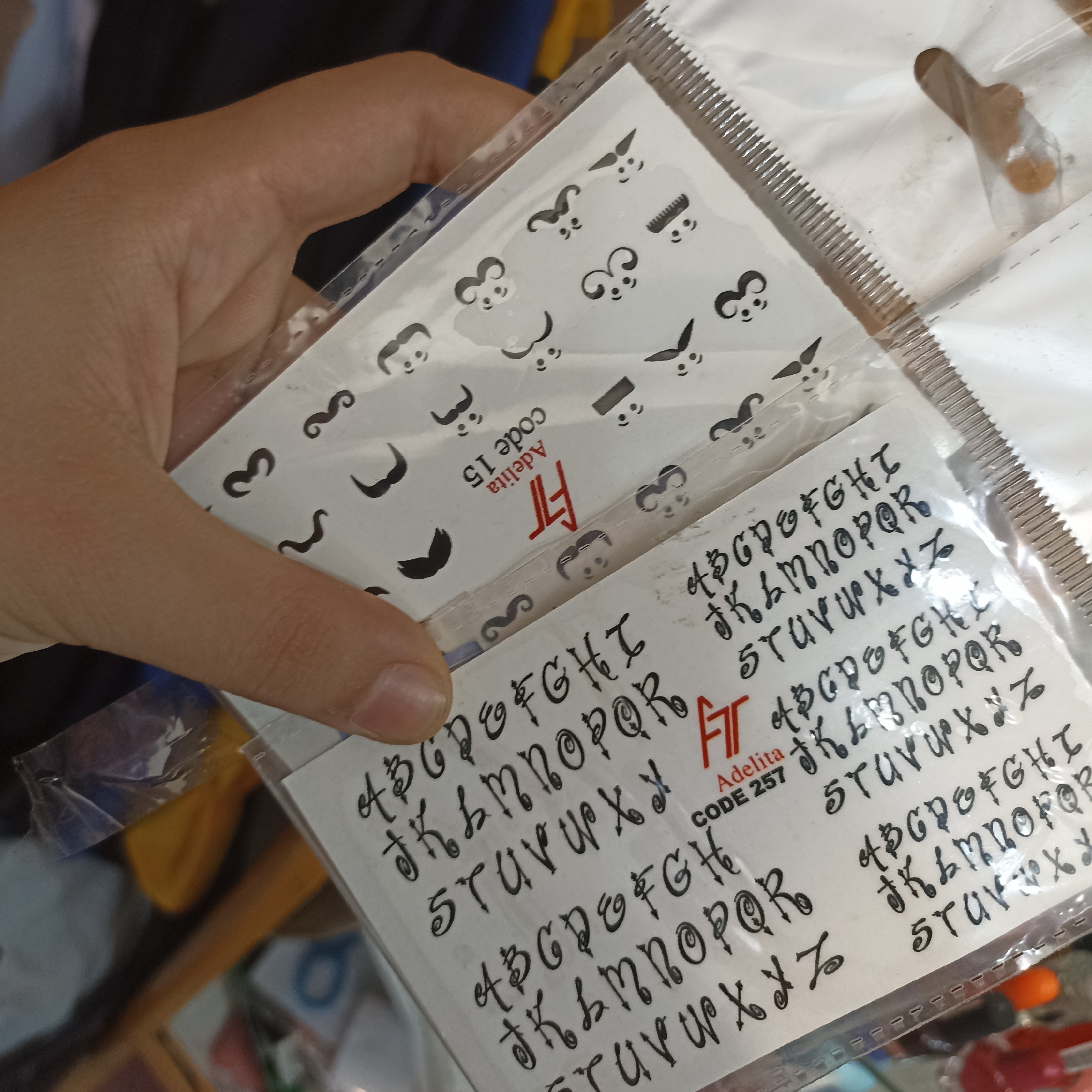 طرح تاتو برچسب تاتو ناخن لنز ناخن