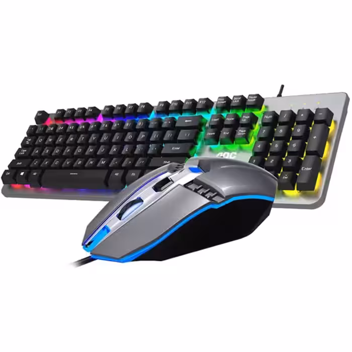 موس و کیبورد مخصوص بازی  با سیم ای او سی  AOC  Wired gaming Keyboard &amp; Mouse Set    KM410