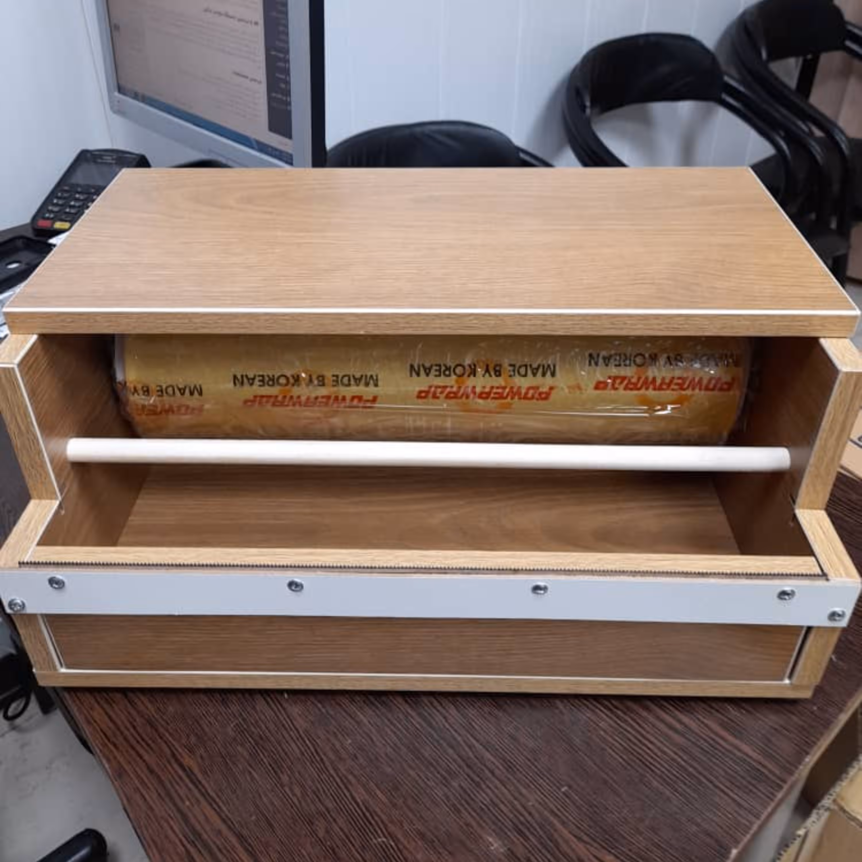 دستگاه سلفون کش چوبی مناسب سلفون 500 و 1000 متری