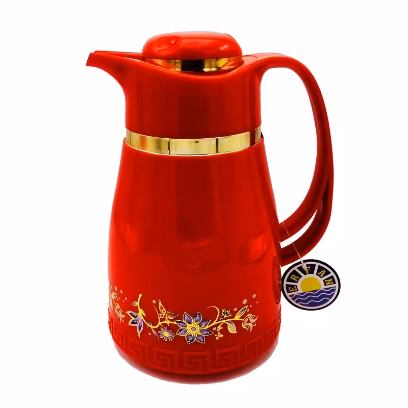 فلاسک مدل عرفان کد 02 گنجایش 1 لیتر دارای رنگ بندی