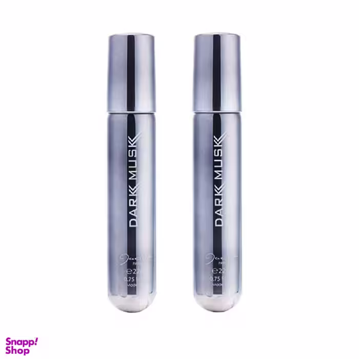 عطر جیبی مردانه ژک ساف (Jacsaf) مدل دارک ماسک حجم 22 میلی‌لیتر بسته 2 عددی