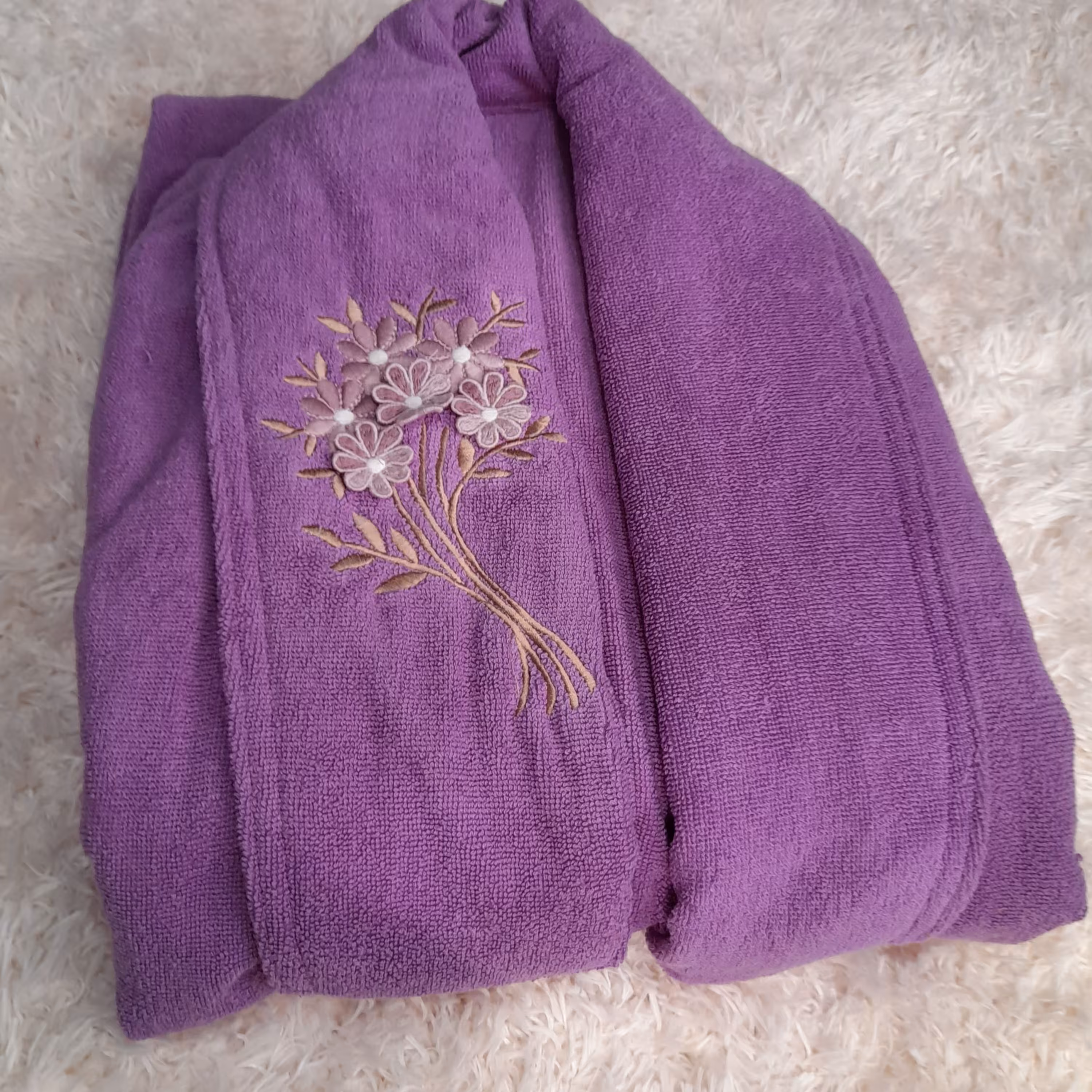 حوله تن پوش  دو رو نخ اعلاء سایز 125 