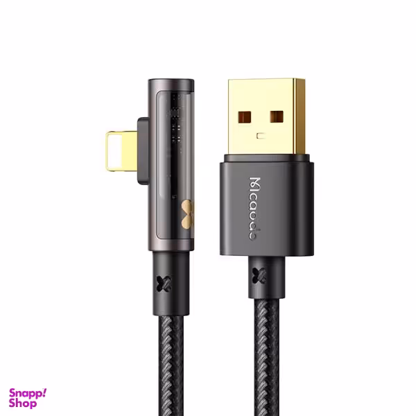 کابل تبدیل USB به لایتنینگ مک دودو مدل 90Transparent طول 1.2 متر