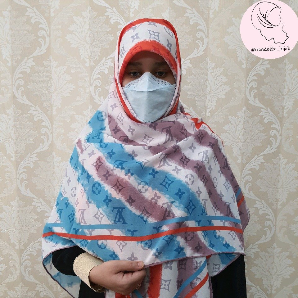 روسری کد c8 دوردست دوز تنوع رنگی دارد قواره 130 نخ وال