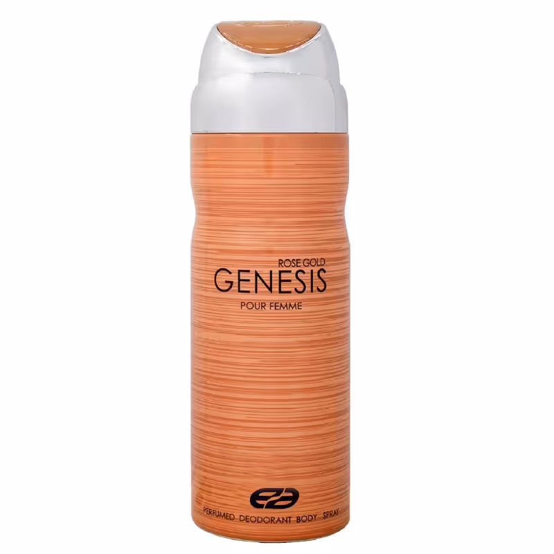 اسپری بدن زنانه عماد آرا مدل genesis rose gold حجم 200mL