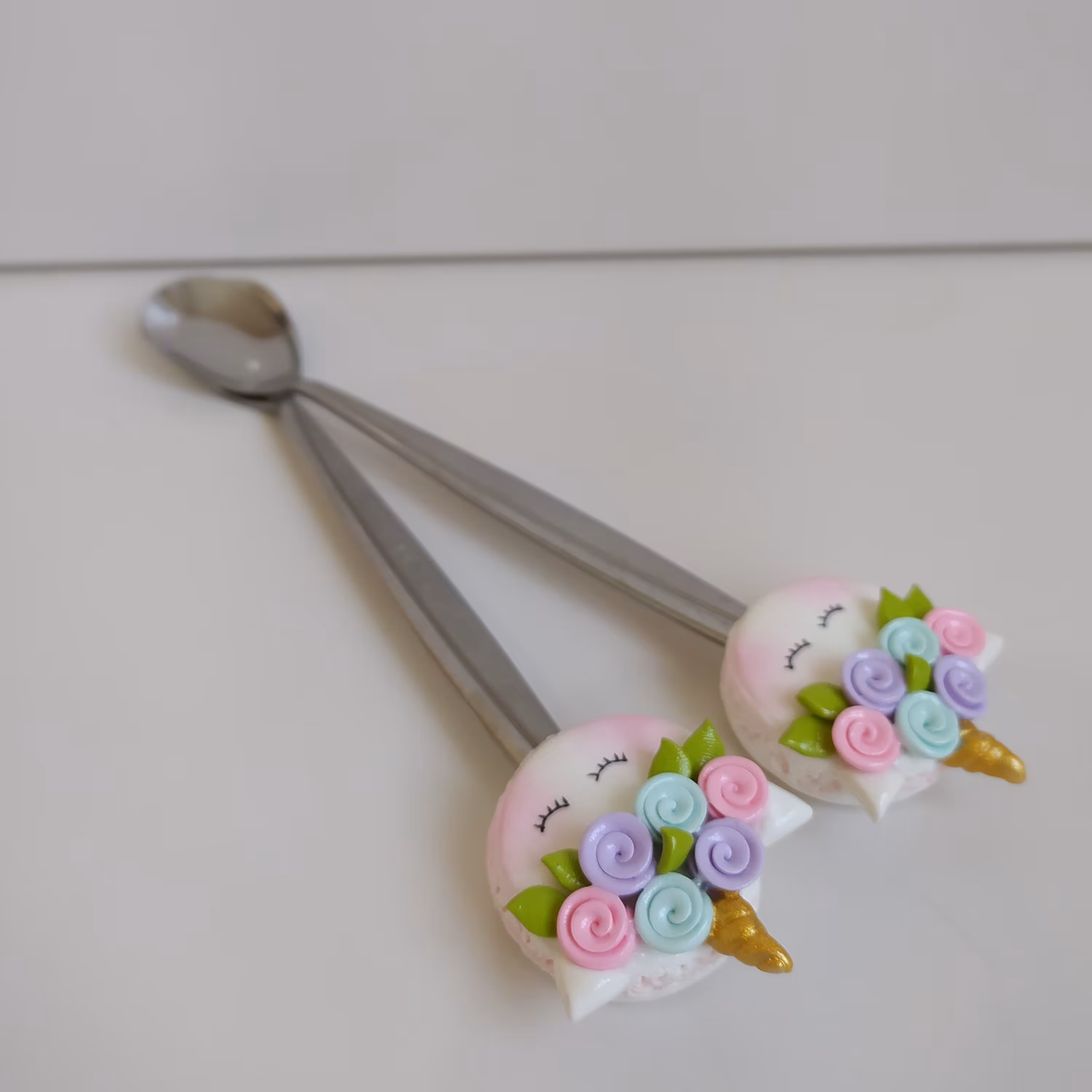 قاشق مرباخوری قاشق بستنی خوری طرح یونیکورن یک عددی