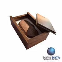 فلش مموری  دایا دیتا  ست ساده چوبی  مدل WO1001-51  ظرفیت32GB -USB3 رنگ قهوه ای 